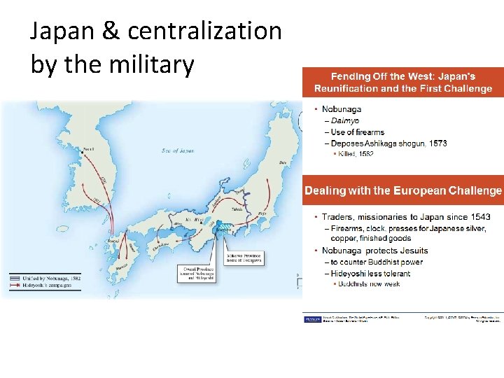 Japan & centralization by the military 