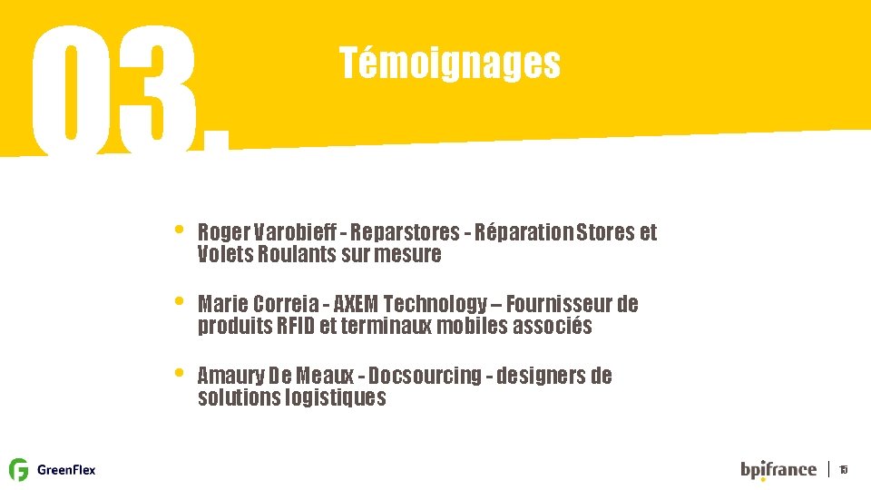 03. Témoignages • Roger Varobieff - Reparstores - Réparation Stores et Volets Roulants sur