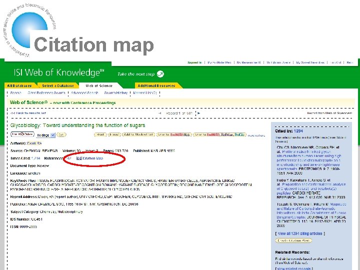 Citation map 