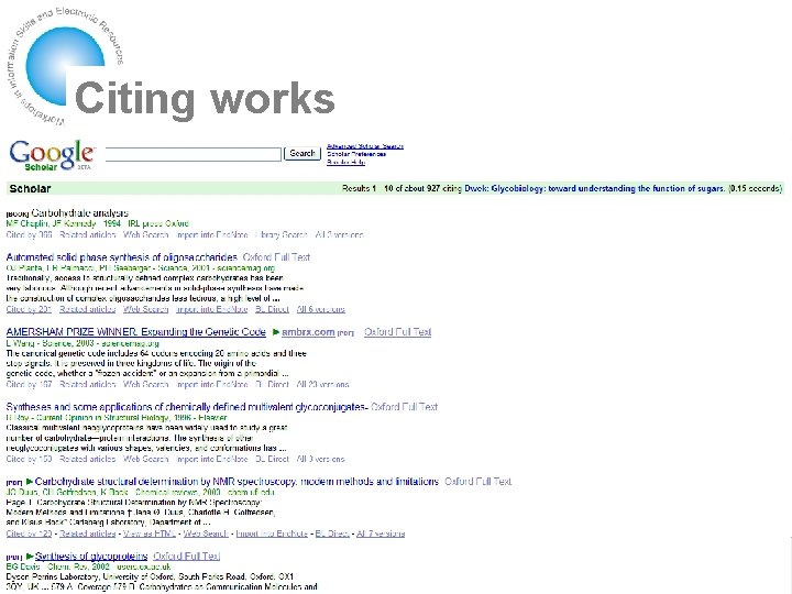 Citing works 