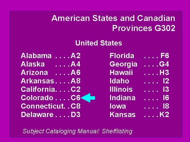 American States and Canadian Provinces G 302 United States Alabama. . A 2 Alaska.
