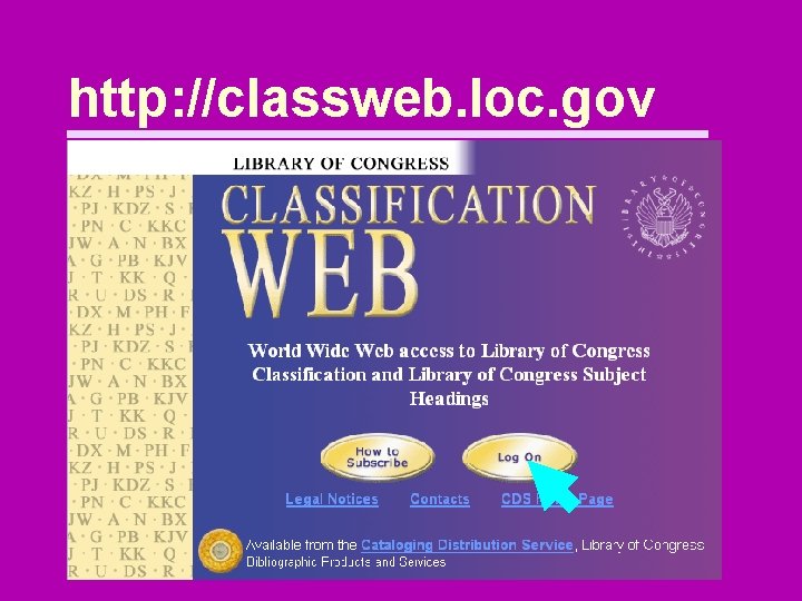 http: //classweb. loc. gov 