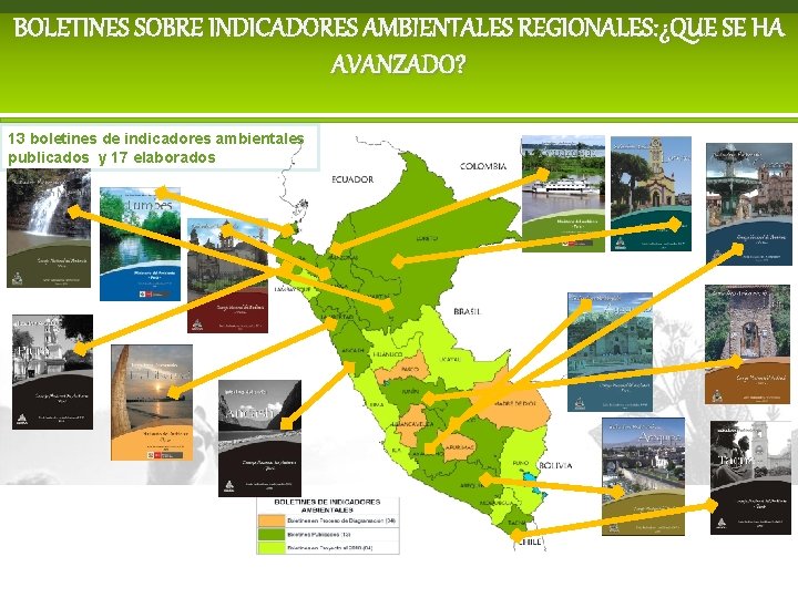 BOLETINES SOBRE INDICADORES AMBIENTALES REGIONALES: ¿QUE SE HA AVANZADO? 13 boletines de indicadores ambientales