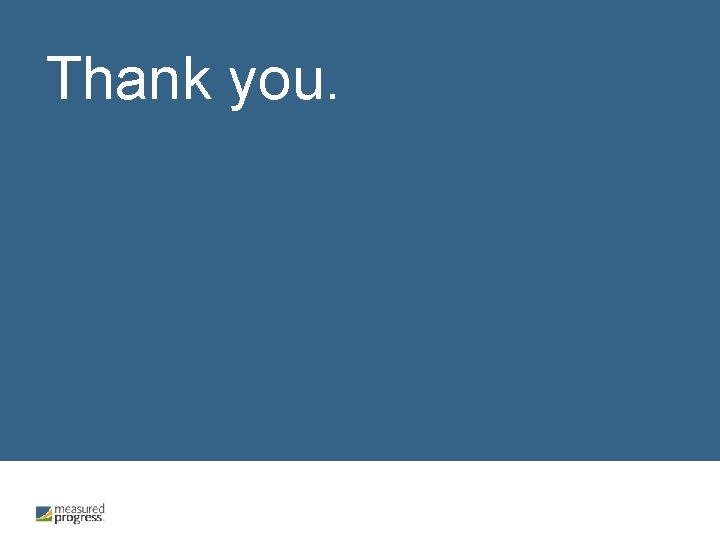 Thank you. 