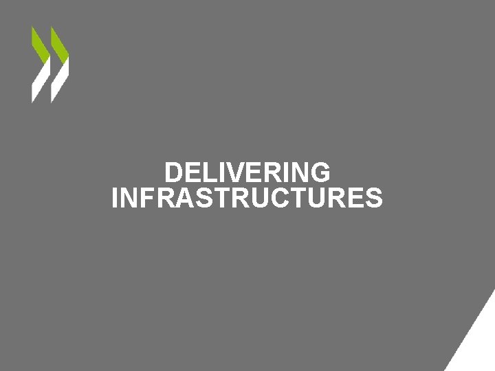 DELIVERING INFRASTRUCTURES 