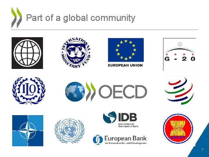 Part of a global community 7 