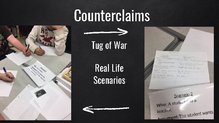 Counterclaims Tug of War Real Life Scenarios 