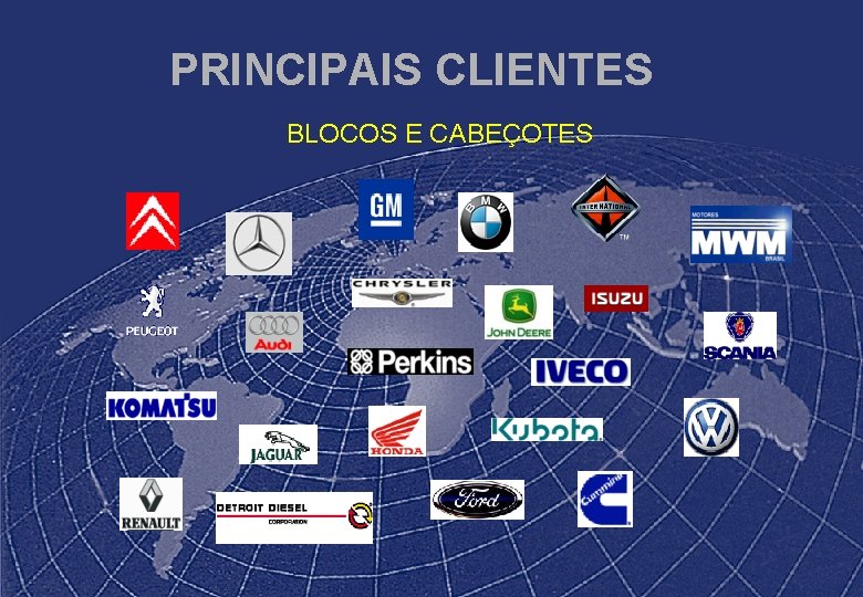 PRINCIPAIS CLIENTES BLOCOS E CABEÇOTES 