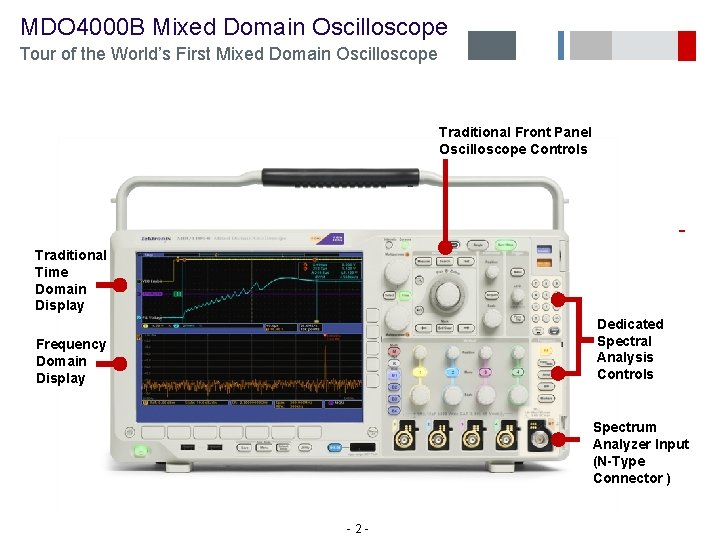  MDO 4000 B Mixed Domain Oscilloscope Tour of the World’s First Mixed Domain