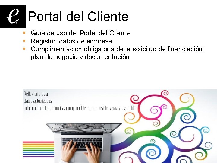 Portal del Cliente § Guía de uso del Portal del Cliente § Registro: datos