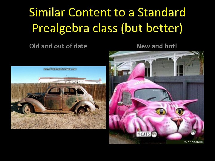 Similar Content to a Standard Prealgebra class (but better) Old and out of date