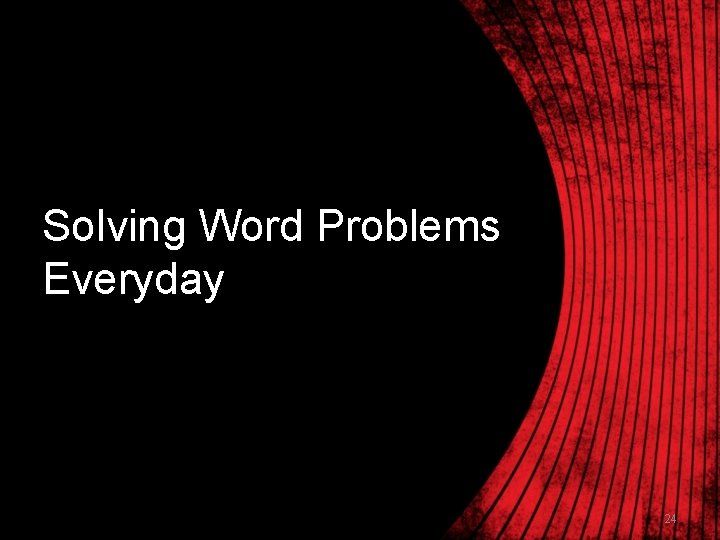 Solving Word Problems Everyday 24 