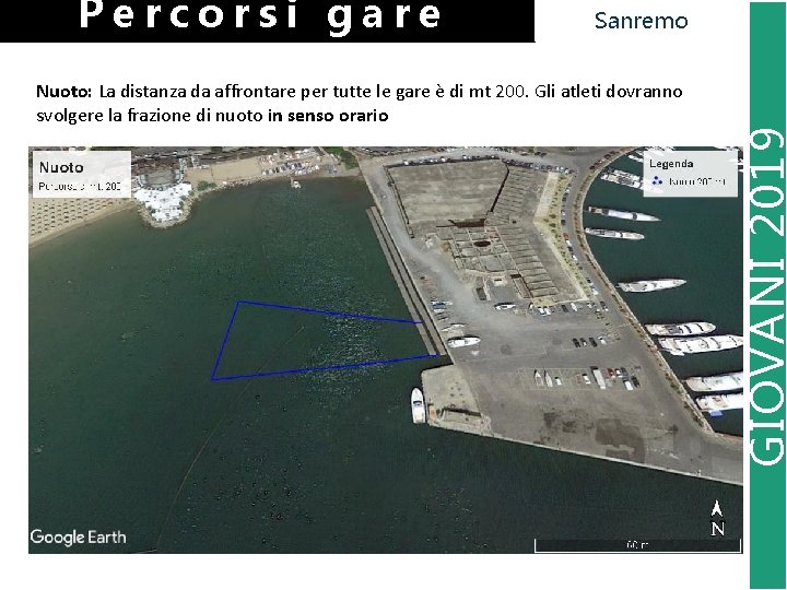 Sanremo Nuoto: La distanza da affrontare per tutte le gare è di mt 200.