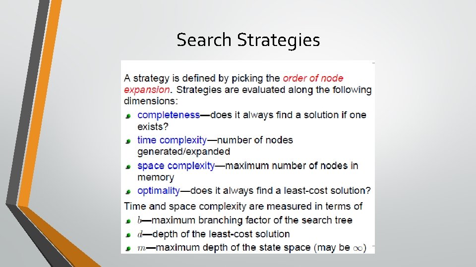 Search Strategies Search Strategies