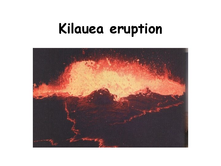 Kilauea eruption 