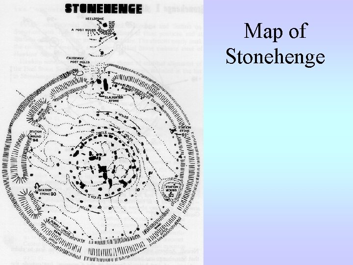 Map of Stonehenge 