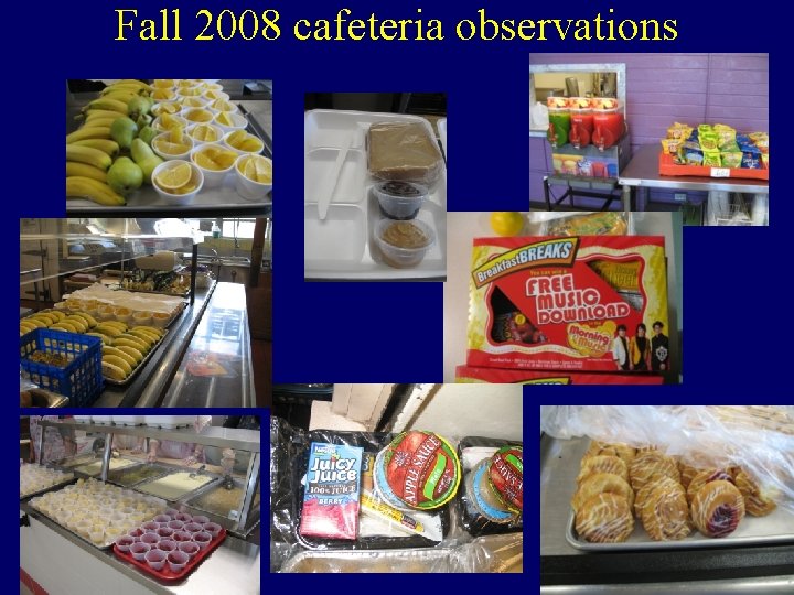 Fall 2008 cafeteria observations 