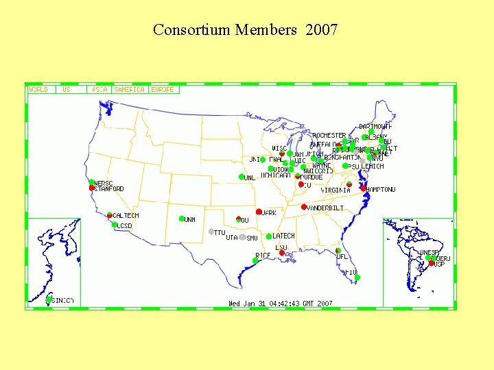Consortium Members 2007 