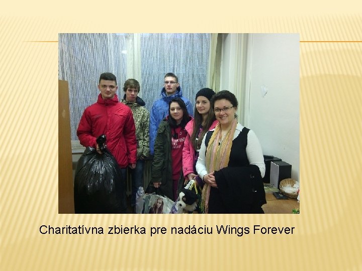 Charitatívna zbierka pre nadáciu Wings Forever 