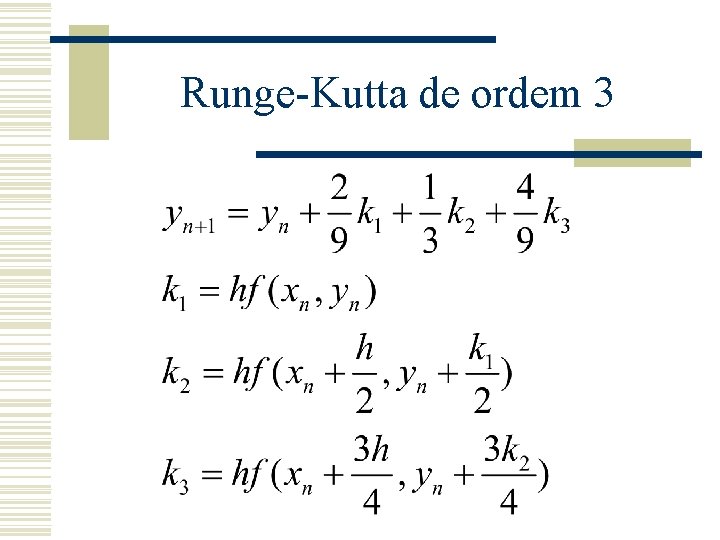 Runge-Kutta de ordem 3 