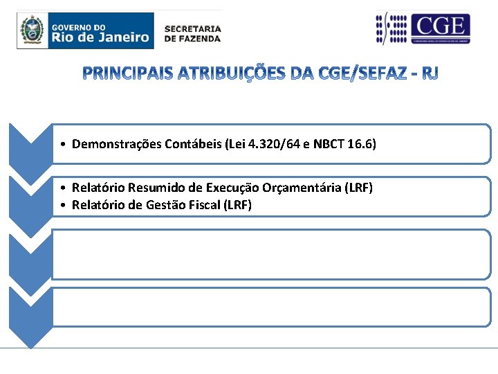  • Demonstrações Contábeis (Lei 4. 320/64 e NBCT 16. 6) • Relatório Resumido