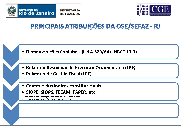  • Demonstrações Contábeis (Lei 4. 320/64 e NBCT 16. 6) • Relatório Resumido