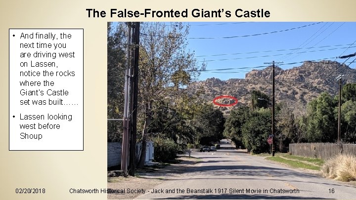 The False-Fronted Giant’s Castle • And finally, the next time you are driving west