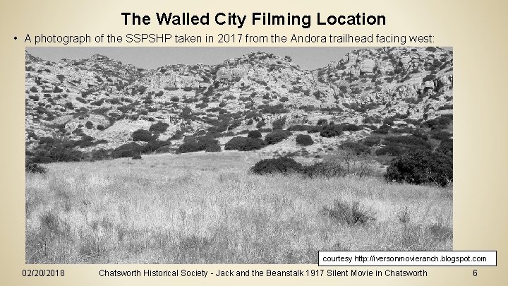 The Walled City Filming Location • A photograph of the SSPSHP taken in 2017