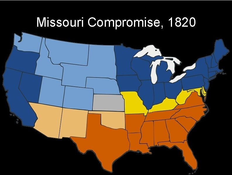 Missouri Compromise, 1820 