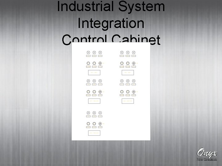 Industrial System Integration Control Cabinet 