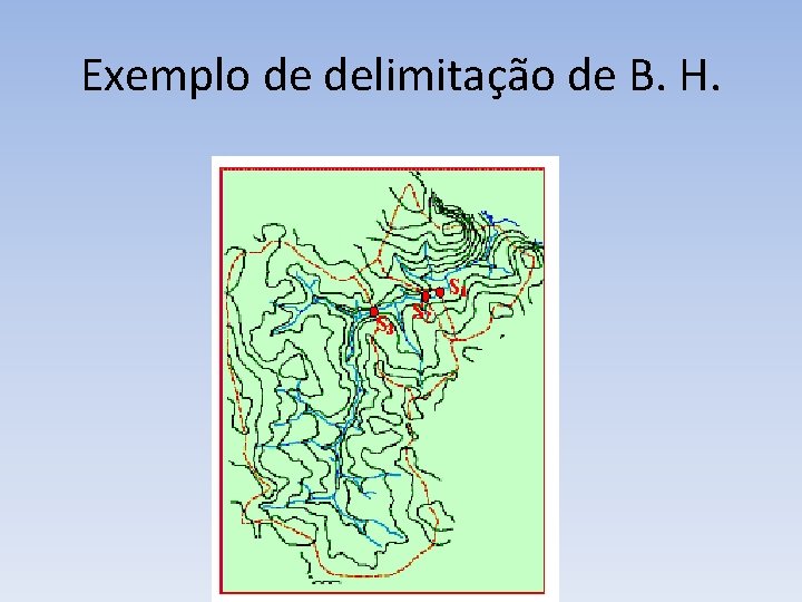 Exemplo de delimitação de B. H. 
