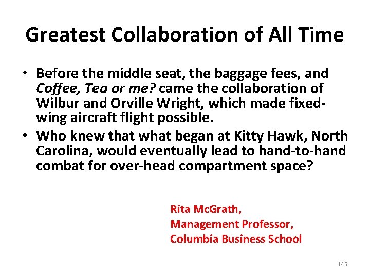 Greatest Collaboration of All Time • Before the middle seat, the baggage fees, and