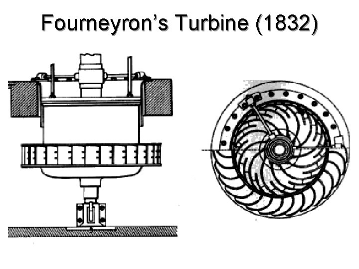 Fourneyron’s Turbine (1832) 