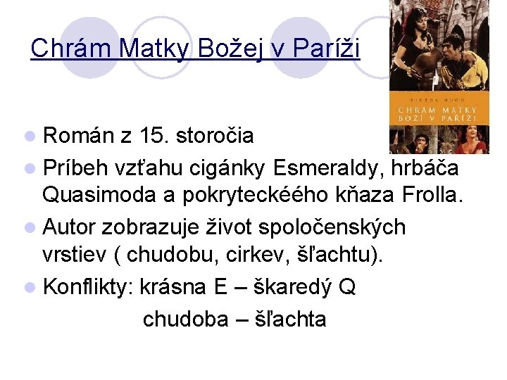 Chrám Matky Božej v Paríži l Román z 15. storočia l Príbeh vzťahu cigánky