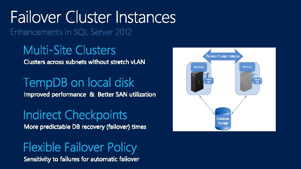Enhancements in SQL Server 2012 