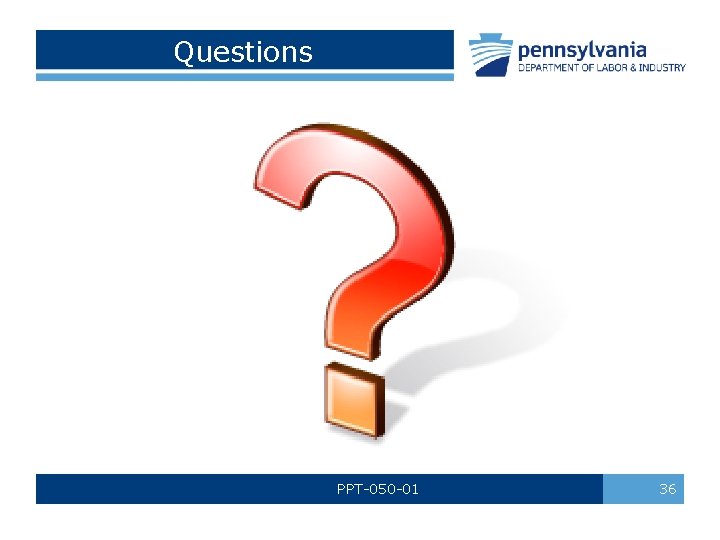 Questions PPT-050 -01 36 