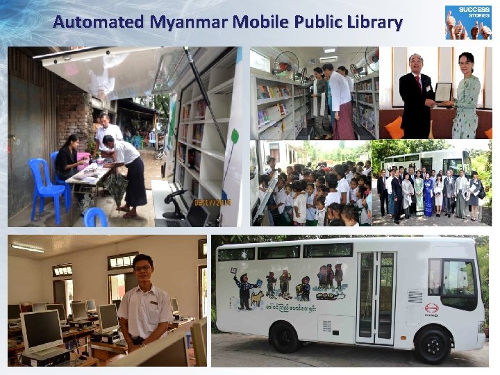 Automated Myanmar Mobile Public Library 