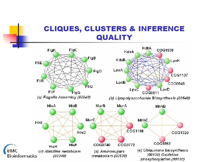 CLIQUES, CLUSTERS & INFERENCE QUALITY 