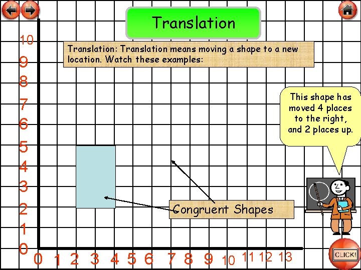 10 9 8 7 6 5 4 3 2 1 0 Translation: Translation means