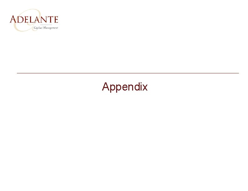 Appendix 
