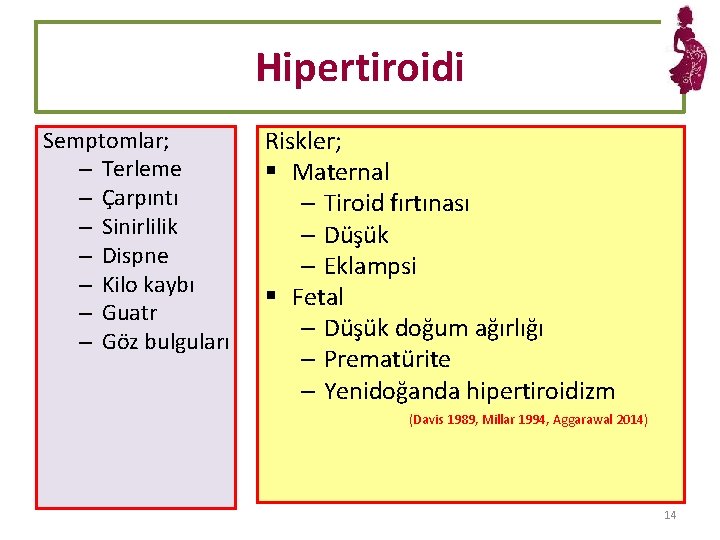 Hipertiroidi Semptomlar; – Terleme – Çarpıntı – Sinirlilik – Dispne – Kilo kaybı –