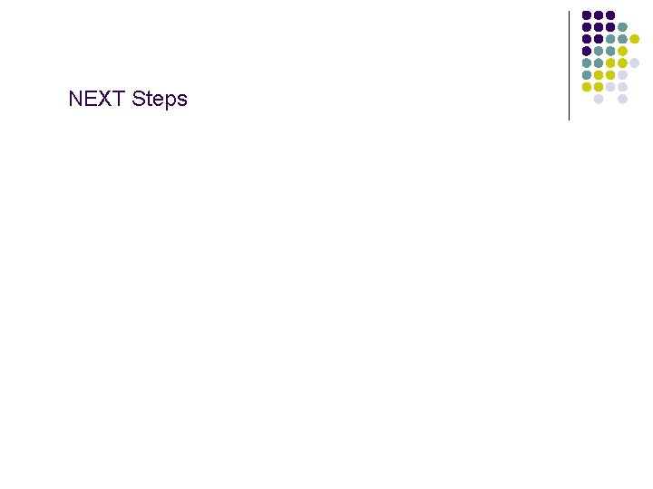 NEXT Steps 