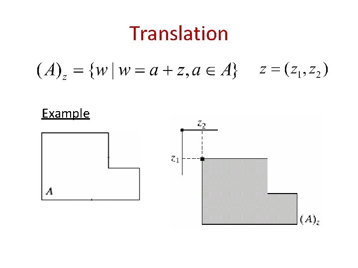 Translation Example Translation Example