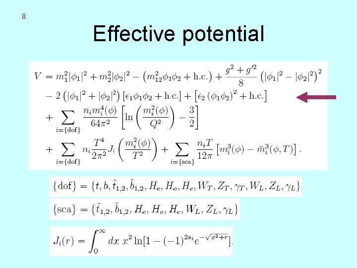 8 Effective potential 