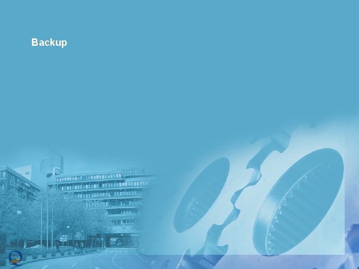 C. Hartmann, P. Winzer Backup www. kitves. com www. fgproqu. uni-wuppertal. de Page 39