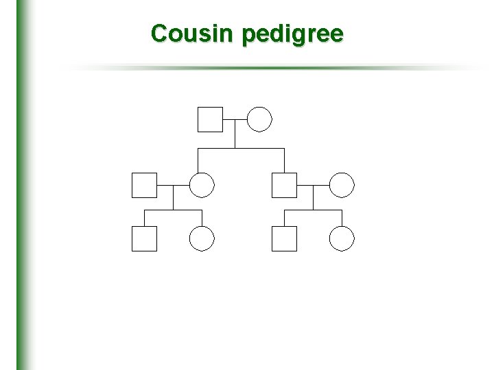 Cousin pedigree 