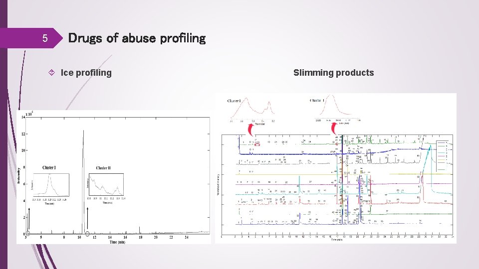 5 Drugs of abuse profiling Ice profiling Slimming products 