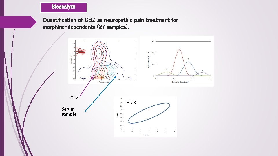 Bioanalysis Quantification of CBZ as neuropathic pain treatment for morphine-dependents (27 samples). CBZ Serum