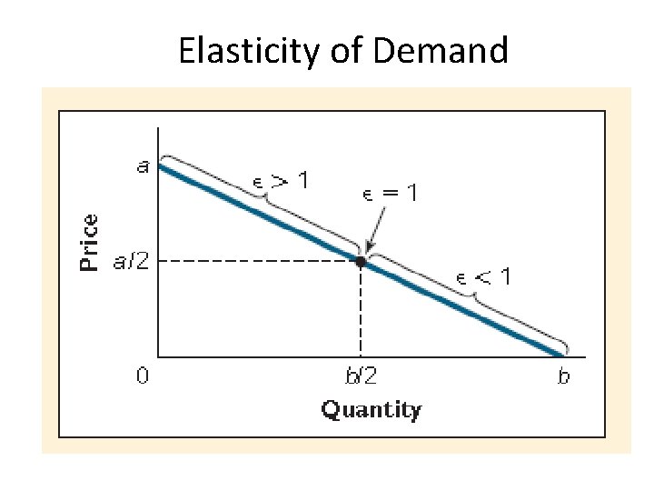 Elasticity of Demand 