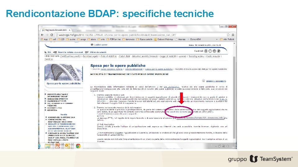 Rendicontazione BDAP: specifiche tecniche 6 